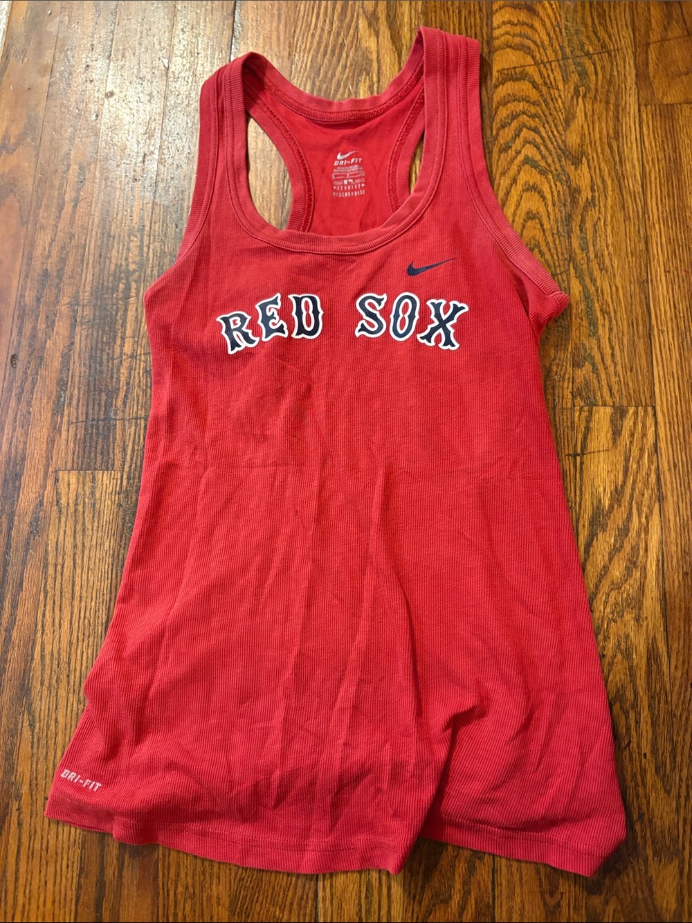 🎉Nike Red Women’s Racerback Tank with 'Red Sox' Front Logo!